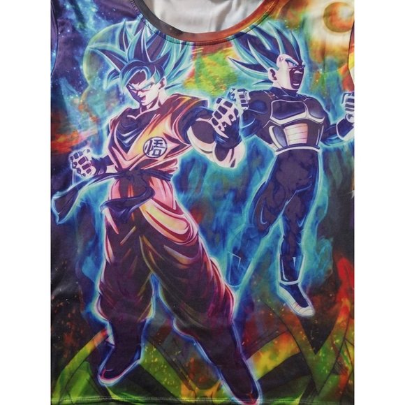 Dragon Ball Z Goku Vegeta Super Saiyan Graphic T Shirt Men's Sz M - Picture 3 of 10